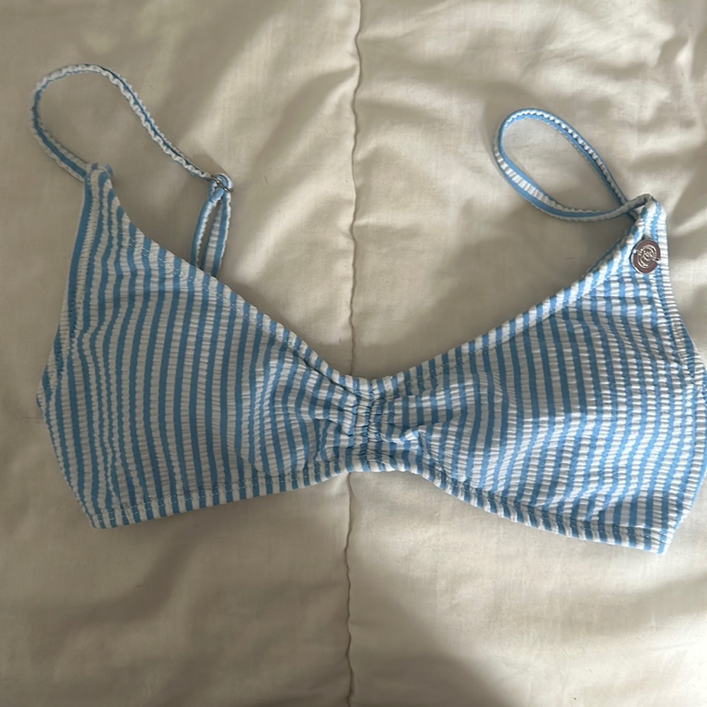 Seersucker swim bottoms, xxs